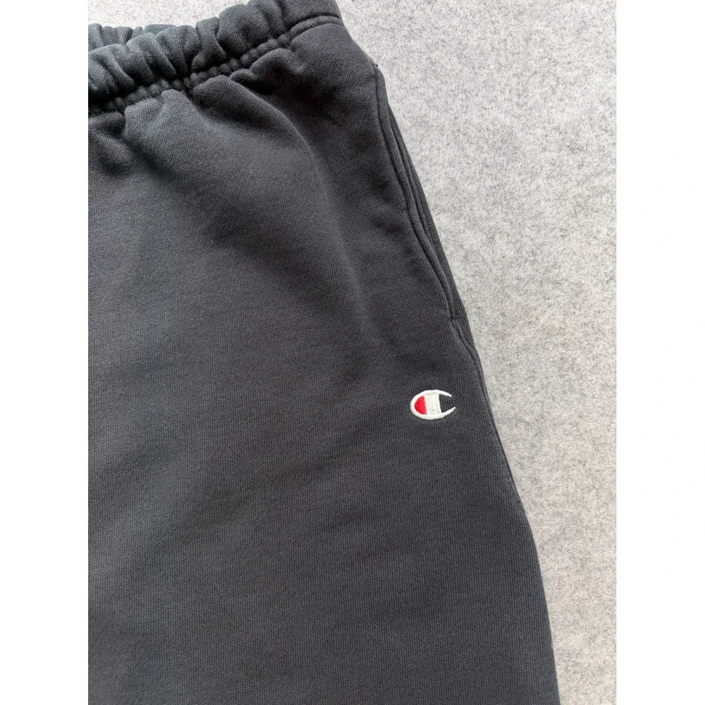 Vintage Champion Reverse Weave Sweatpants Mens XL Black Fleece Joggers Logo 90s